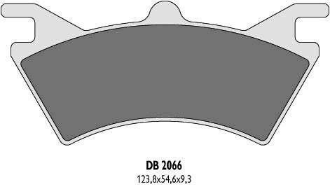 Plaquettes KH313 Polaris 6x6 pour freinage en descente chargée