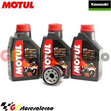 TAGLIANDO OLIO + FILTRO OLIO MOTUL 7100 10W40 KAWASAKI 650 KLE VERSYS ABS 2016