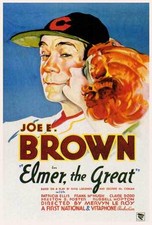 ELMER THE GREAT Movie POSTER 27x40 Joe E. Brown Patricia Ellis Frank McHugh