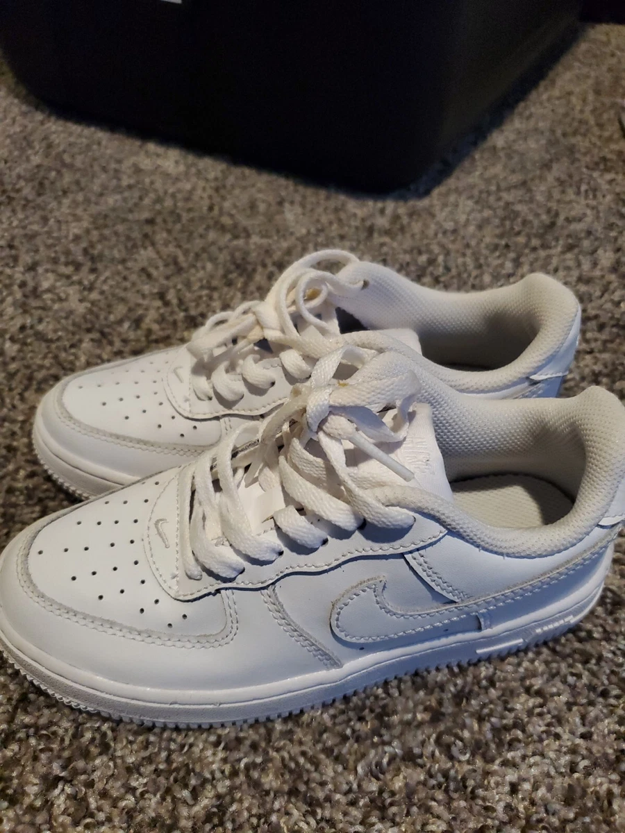 Nike Air Force 1 LE PS Triple White Sneakers Shoes Youth DH2925