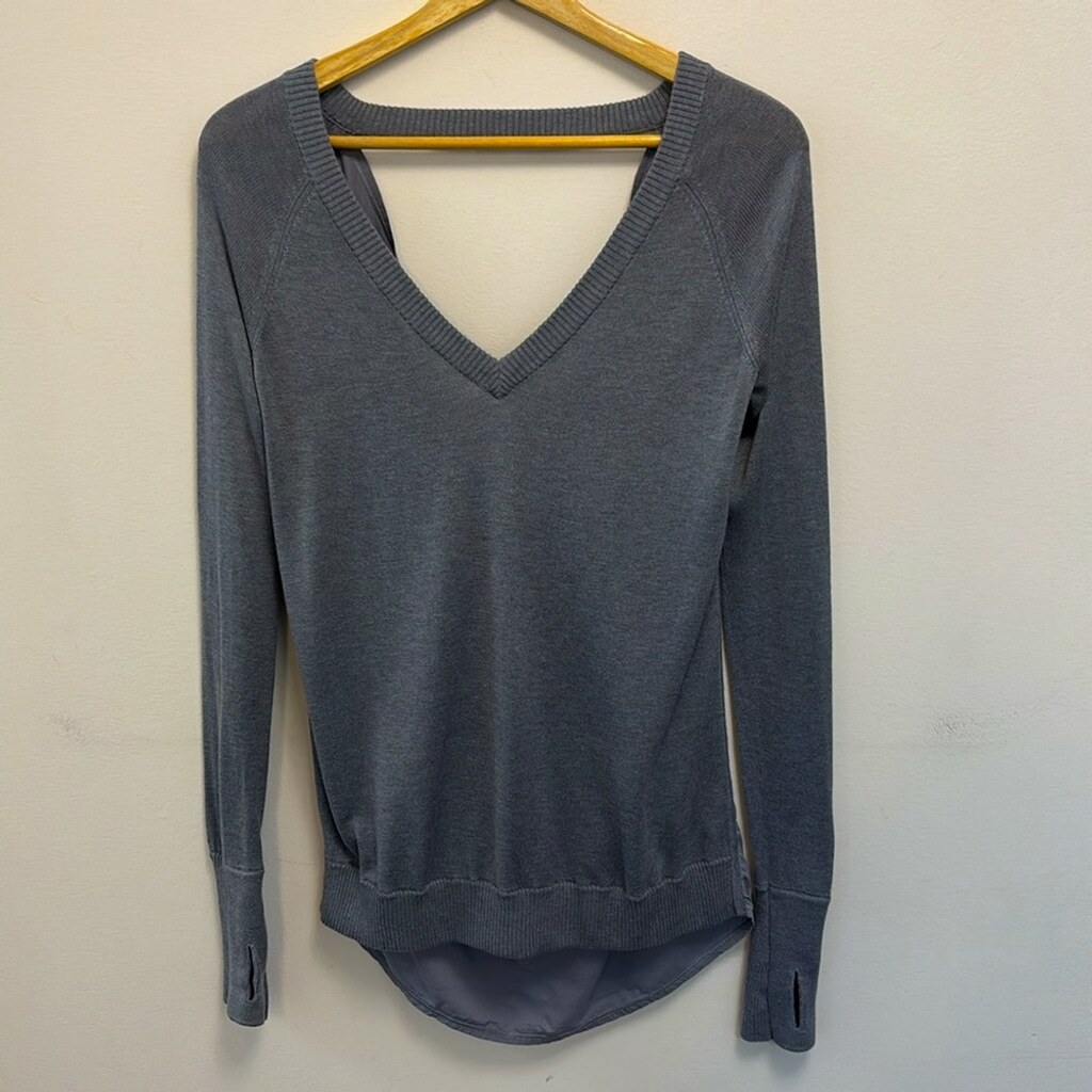 LULULEMON Unity pullover Sweater drop back long s… - image 3