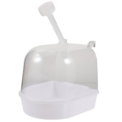 Parakeet Bath Tub Bird Box Pet Cage Accessory with Removable Tray eBay