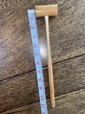 Vintage Toastmaster’s Gavel In Hardwood Treen