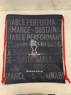 Prada North Sails America s Cup Drawstring Backpack In Recycled Material