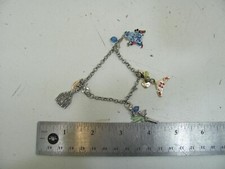 Disney Charm Bracelet TINKERBELL TIARA CASTLE 2018