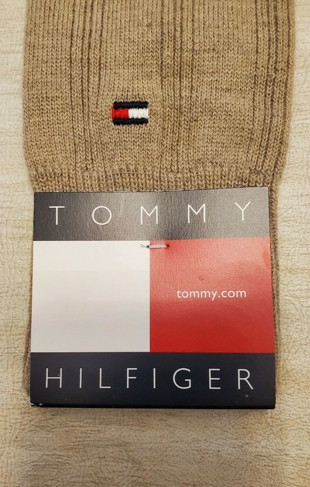Calcetines de vestir TOMMY HILFIGER para hombre talla 10-13 nuevos con etiquetas raros vintage 2001 Foto 3 de 4