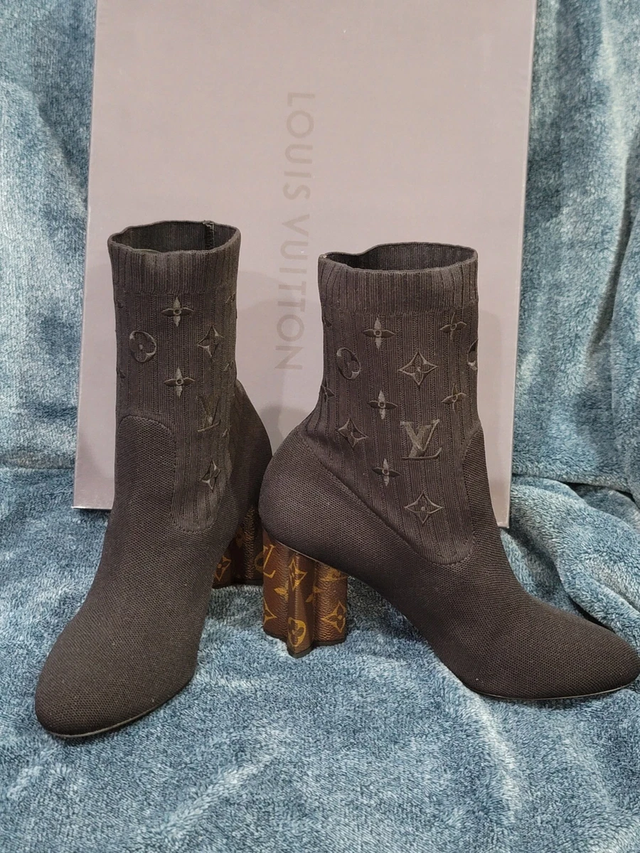 Louis Vuitton Monogram Silhouette Ankle Boot