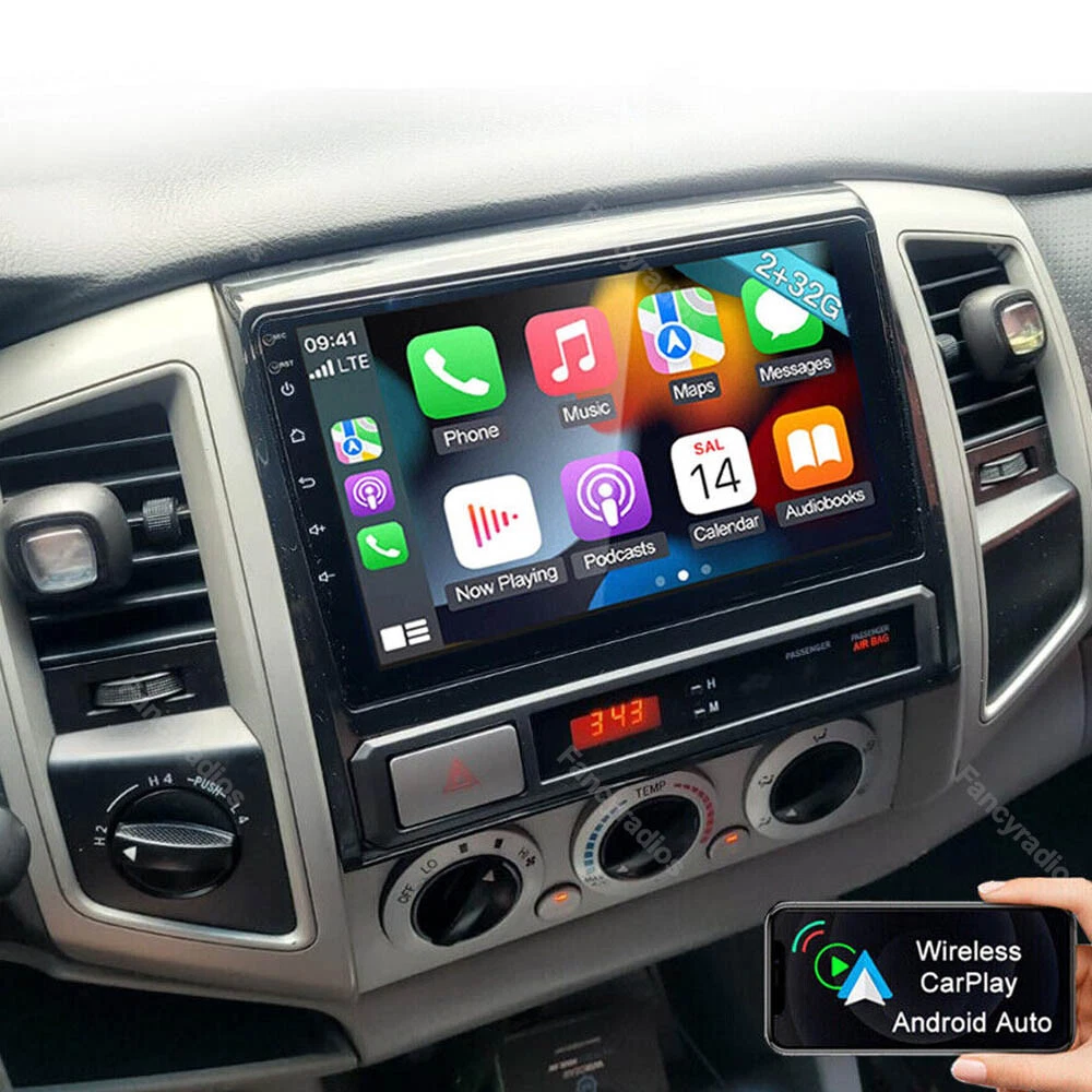 Android 13.0 Apple Carplay Car Radio Stereo GPS WIFI For Toyota Tacoma 2005-2013 Android 13.0 Apple Carplay Car Radio Stereo GPS WIFI For Toyota Tacoma 2005-2013