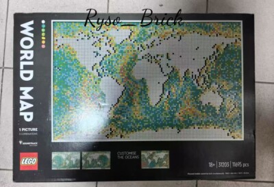 LEGO 31203 World Map – NEW & Sealed | 2021 LEGO Art LEGO 31203 World Map – NEW & Sealed | 2021 LEGO Art