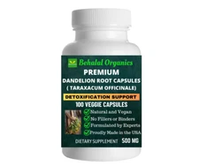 Dandelion Root 500mg Vegan Capsules 100 Count