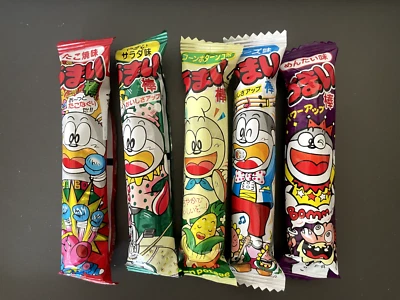 Japanese Popular Snack UMAIBO 5 Bars SET Japan Dagashi/Yaokin-Random Flavor