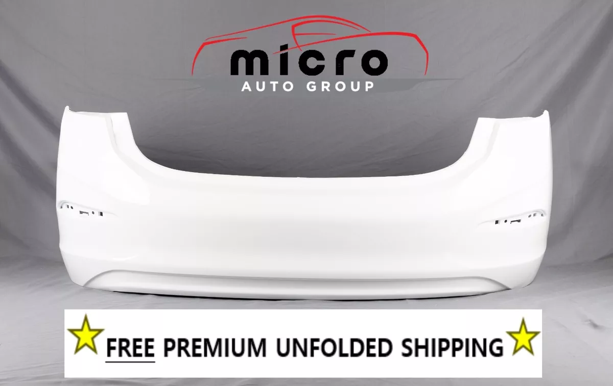 16 17 18 CHEVY CRUZE SEDAN REAR BUMPER OEM PAINTED SUMMIT WHITE