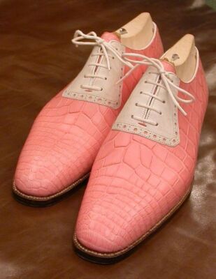 pink and white mens dress shoes Pink and White Dress Shoes | Spectators