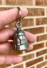 Semi GUARDIAN Bell of Good Luck fortune pet keychain trucker big rig gift 