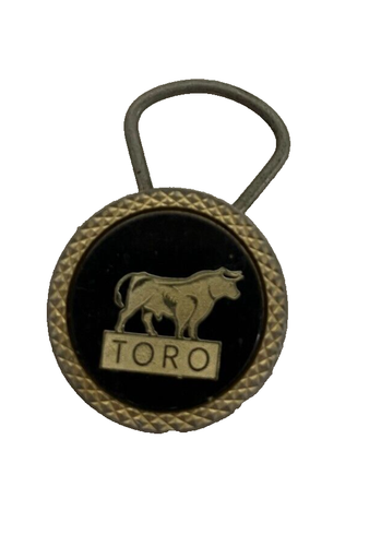 Vintage Toro Bull Keychain - Rare Black and Gold Spanish Themed ...