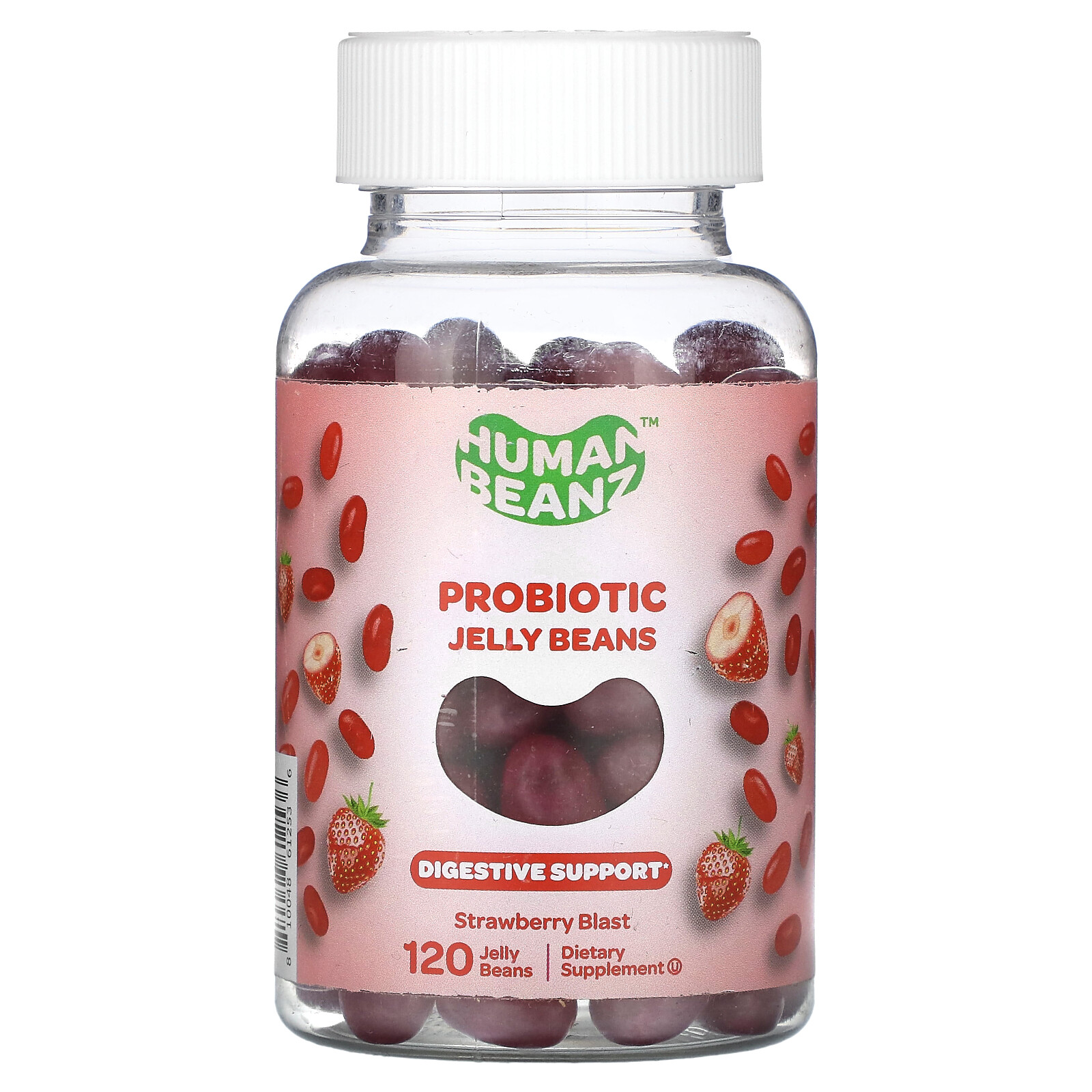 Драже с пробиотиком, Клубничный бласт, 120 драже в зернах (0,5 млрд. КОЕ на