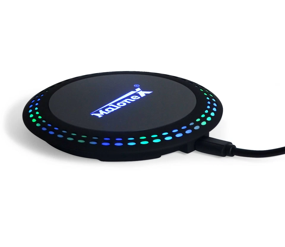 Malonex® Qi kompatibles Schnell Wireless Ladegerät Induktion maximal 10W Fast - Bild 1 von 4