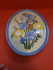 CERAMIC  FLOWERS WALLHANGER 10"X7"