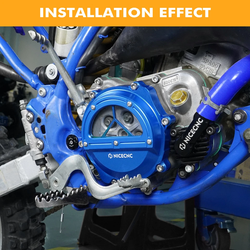 NICECNC Clear Engine Clutch Cover For Yamaha YZ85 2002-2023 YZ65 2018-2022 2023 - Image 3 of 4