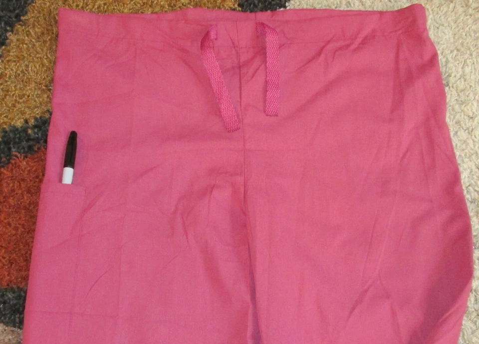 4 шт. белые лебеди унисекс на шнурке карго скраб брюки размер S корица 14020  - Изображение 3 из 4