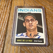 autographed  1964 Topps  MIKE DE LA HOZ   DEC 2023            #D-1