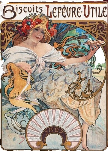 Vintage Decoration Design Poster. Mikado Comic Opera.Asian Art