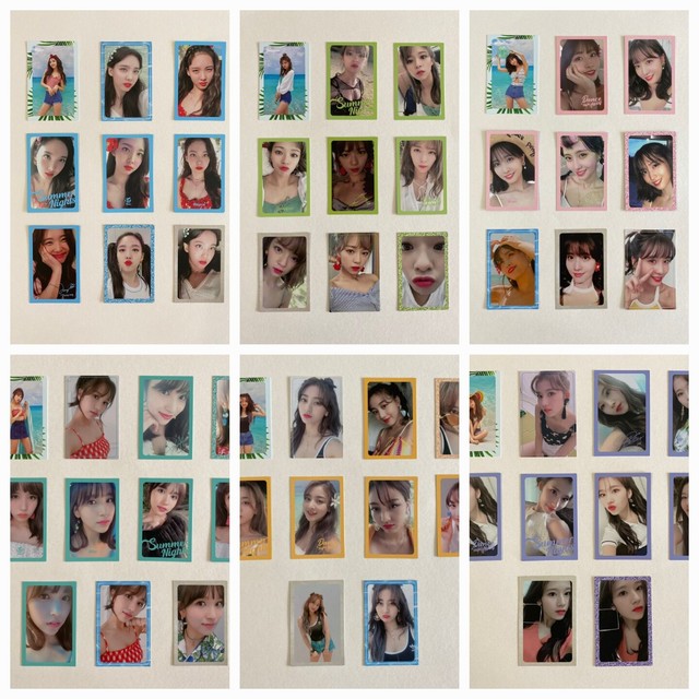kpop Twice Summer Nights ntna 2nd album OFFICIAL photocard Nayeon Momo Sana ....