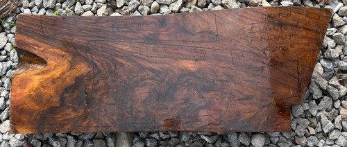 english walnut gunstock blank