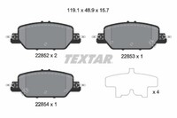 Textar BremsbeläGe Bremsbelegsatz Hinten Passend FüR Honda CR-V