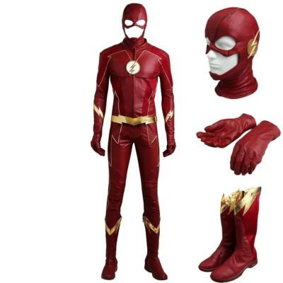 Costume da Super Eroe Flash cosplay abito professionale completo