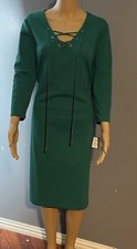 Nine West Women's  Dress. Size 16 Green NWT
