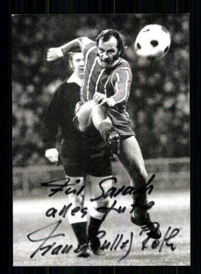 Franz Roth Autogrammkarte Bayern München Origina Signiertl+A 205661