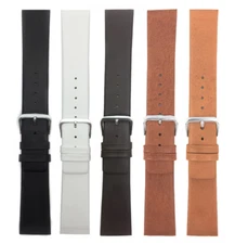 Genuine Leather Skagen Watch Strap Band, Screw Fit 12-30mm White Black Brown Tan