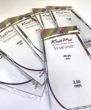 KnitPro Symfonie Wood Circular Knitting Needles 25cm 10" 