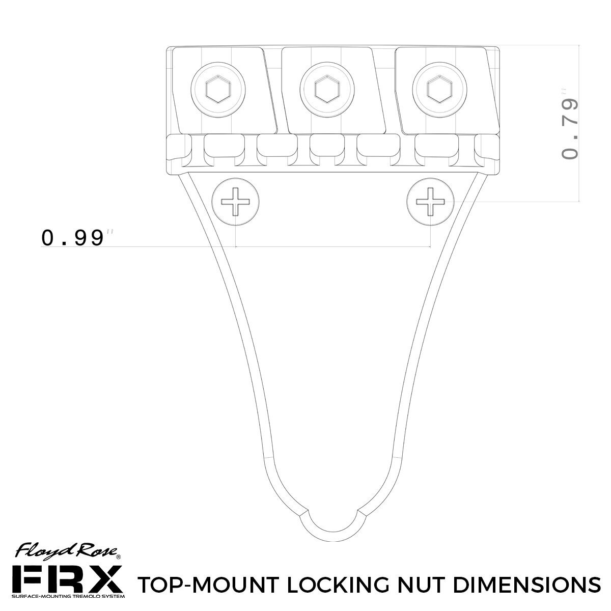 Floyd Rose Nut Chart