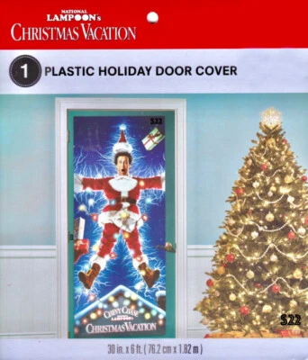 NATIONAL LAMPOON'S National Lampoon’s Christmas Vacation - Plastic Holiday Door Cover - 30” x 72”