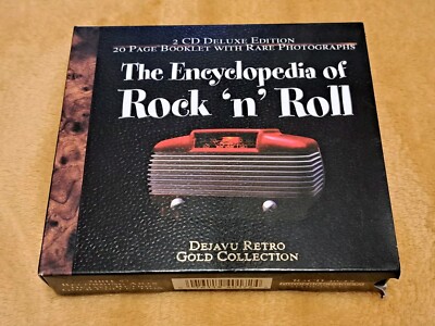 The Encyclopedia Of Rock And Roll Dejavu Retro Gold 2 Disc Cds Album Compilation