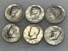 John F Kennedy Half Dollars 1971, 71D, 72D, 73D, 74D, 1996D ~ Lot Of 6 US Coins