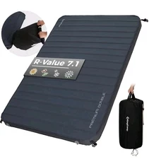 KingCamp Luxury 3D 4-Season Self-Inflating Sleeping Pad-Double FREE SHIP