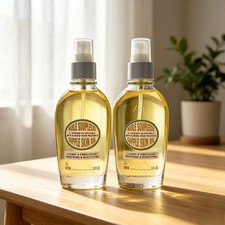 2PCS L'Occitane Almond Supple Skin Oil oz Unisex, for 3.4 Nourishing Body Oil