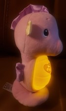 Fisher-Price Soothe and Glow Pink Musical Seahorse Baby Infant Toddler