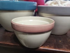 OVER AND BACK INC INDOOR OUTFITTERS  VTG NESTING MIXING BOWLS MADE IN PORTUGAL 