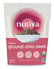 Organic Premium Raw Ground Chia Seeds, 12 Ounce, USDA Organic, Whole 30 Approved