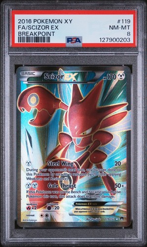 Scizor-EX graded PSA 8 for sale on eBay