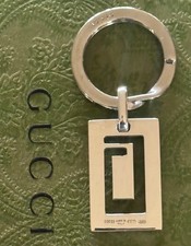 Gucci  G Logo Keyring Keychain Sterling Silver 925 Made in Italy