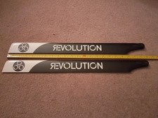 Revolution 550mm Flybarless RC Carbon Fibre RC Helicopter Blades