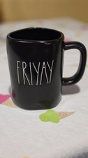 Rae Dunn FRIYAY Mug Black Artisan Collection ...
