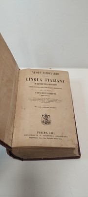 NUOVO DIZIONARIO DELLA LINGUA ITALIANA IN SERVIGIO - FRANCESCO CERRUTTI - 1881