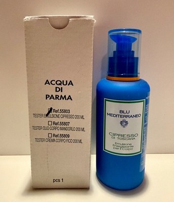 Aqua Di Parma Blu Mediterraneo Cipresso Di Toscana Body Emulsion 200ml/6.7 Rare