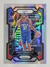 2023-24 Panini Silver Hyper Prizm #294 Ricky Council IV RC